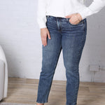 KUT Rachael High Rise Jean Regular Hem - Radiant Wash
