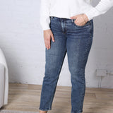 KUT Rachael High Rise Jean Regular Hem - Radiant Wash