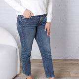 KUT Rachael High Rise Jean Regular Hem - Radiant Wash