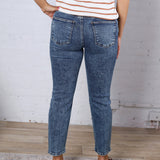 KUT Rachael High Rise Jean Regular Hem - Radiant Wash
