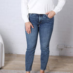 KUT Rachael High Rise Jean Regular Hem - Radiant Wash