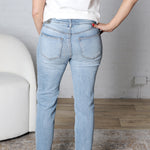 KUT Rachael Mom Jean Regular Hem Denim - Mature Wash FINAL SALE