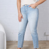 KUT Rachael Mom Jean w/ Raw Hem - Performance