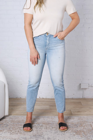KUT Rachael Mom Jean w/ Raw Hem - Performance - FINAL SALE
