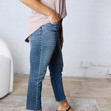 KUT Rachael Mom Raw Hem Denim - Braveness