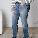 KUT Rachael Raw Hem Denim - Braveness