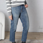 KUT Rachael Raw Hem Denim - Braveness