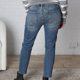 KUT Rachael Raw Hem Denim - Braveness