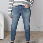 KUT Rachael Raw Hem Denim - Braveness