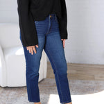 KUT Reese Ankle Straight Regular Hem Denim - Attain