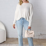 Kaida Relaxed Fit Sweater - Cream