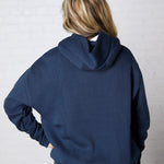 Kassidy Pullover Fleece Hoodie - Blue Thunder