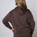 Kassidy Pullover Fleece Hoodie - Coffee Bean