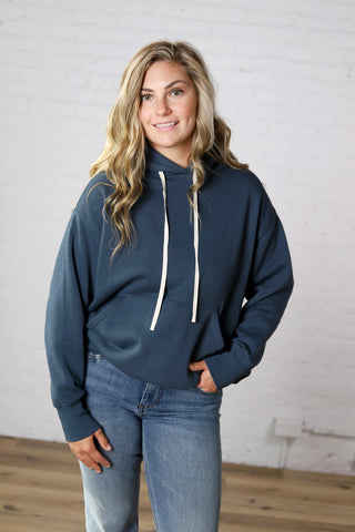 Kassidy Pullover Fleece Hoodie - Midnight Navy