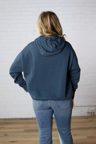 Kassidy Pullover Fleece Hoodie - Midnight Navy