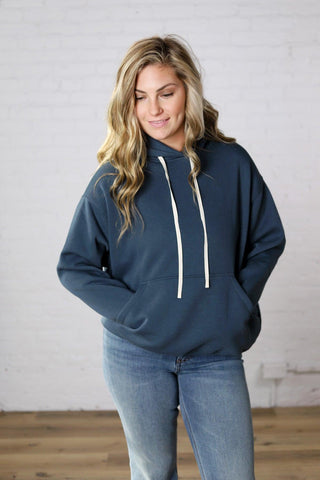 Kassidy Pullover Fleece Hoodie - Midnight Navy