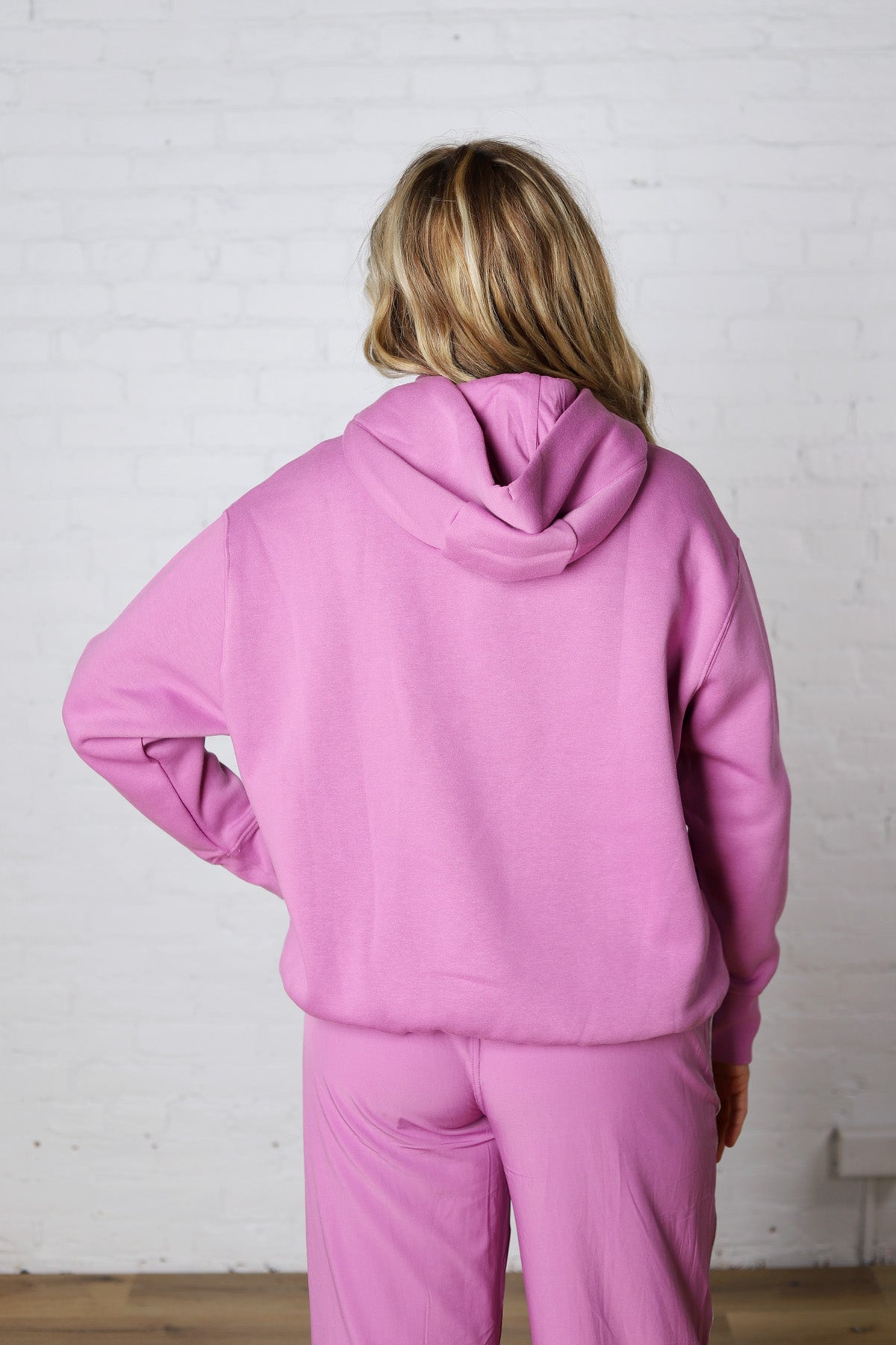 Kassidy Pullover Fleece Hoodie - Mulberry