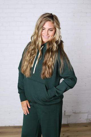 Kassidy Pullover Fleece Hoodie - Pine Grove