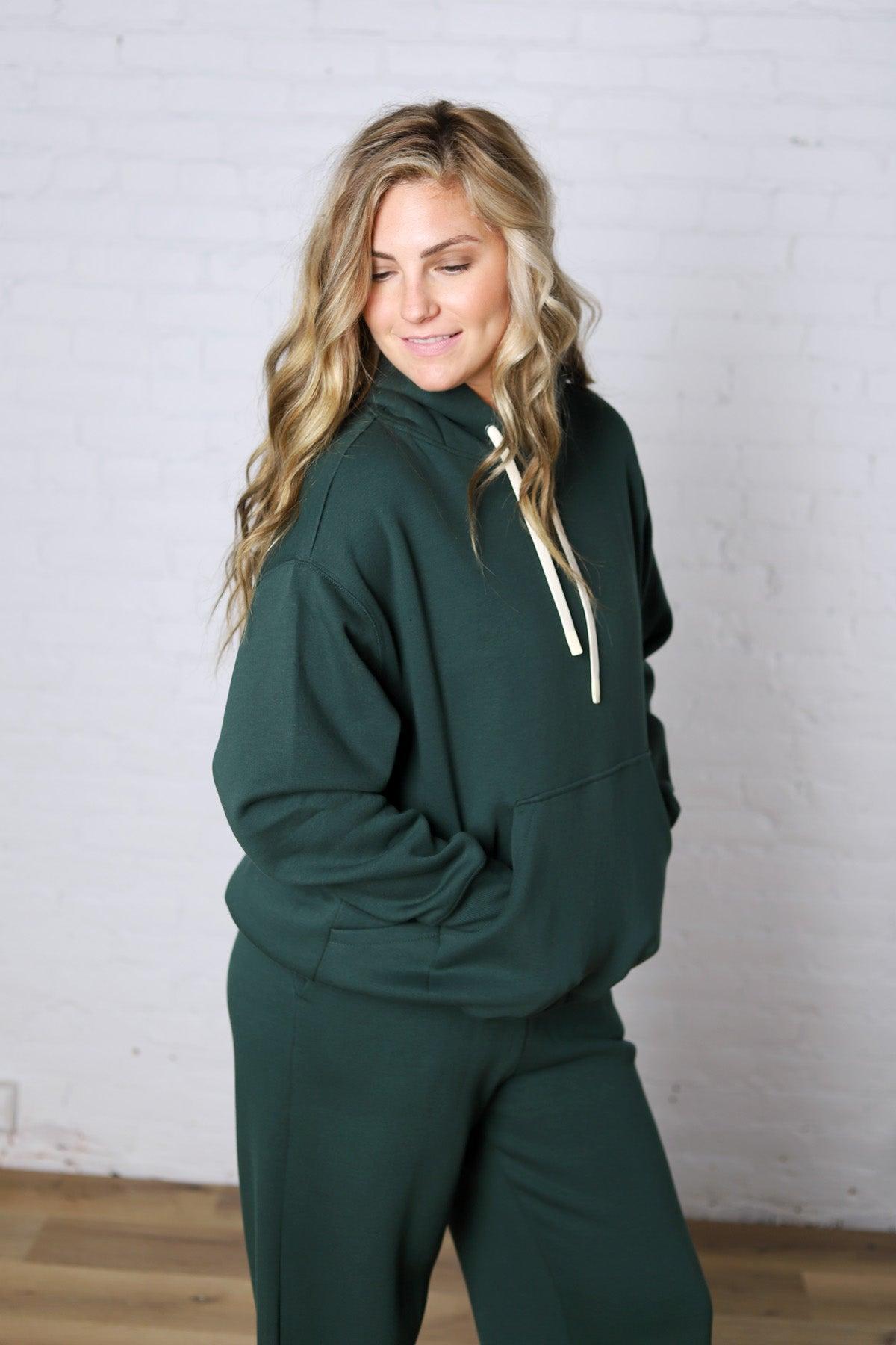 Kassidy Pullover Fleece Hoodie - Pine Grove