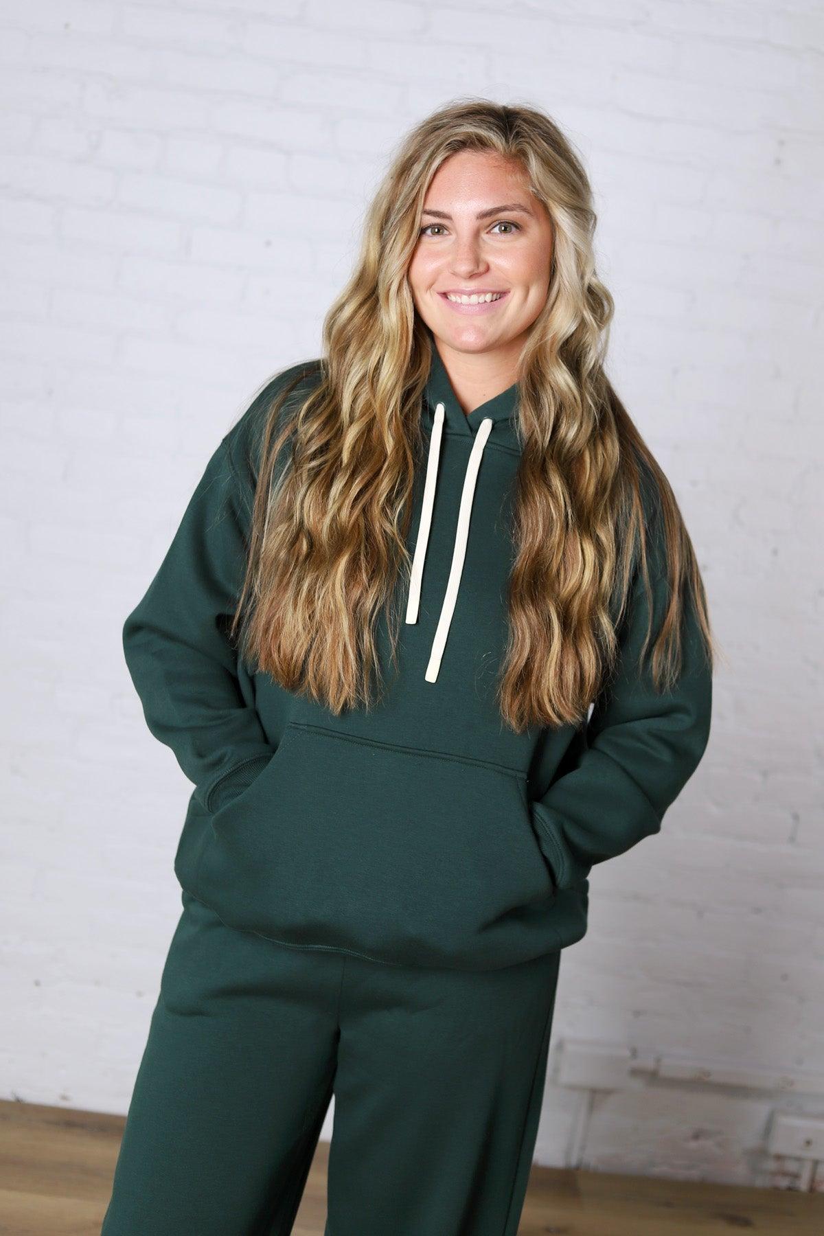 Kassidy Pullover Fleece Hoodie - Pine Grove