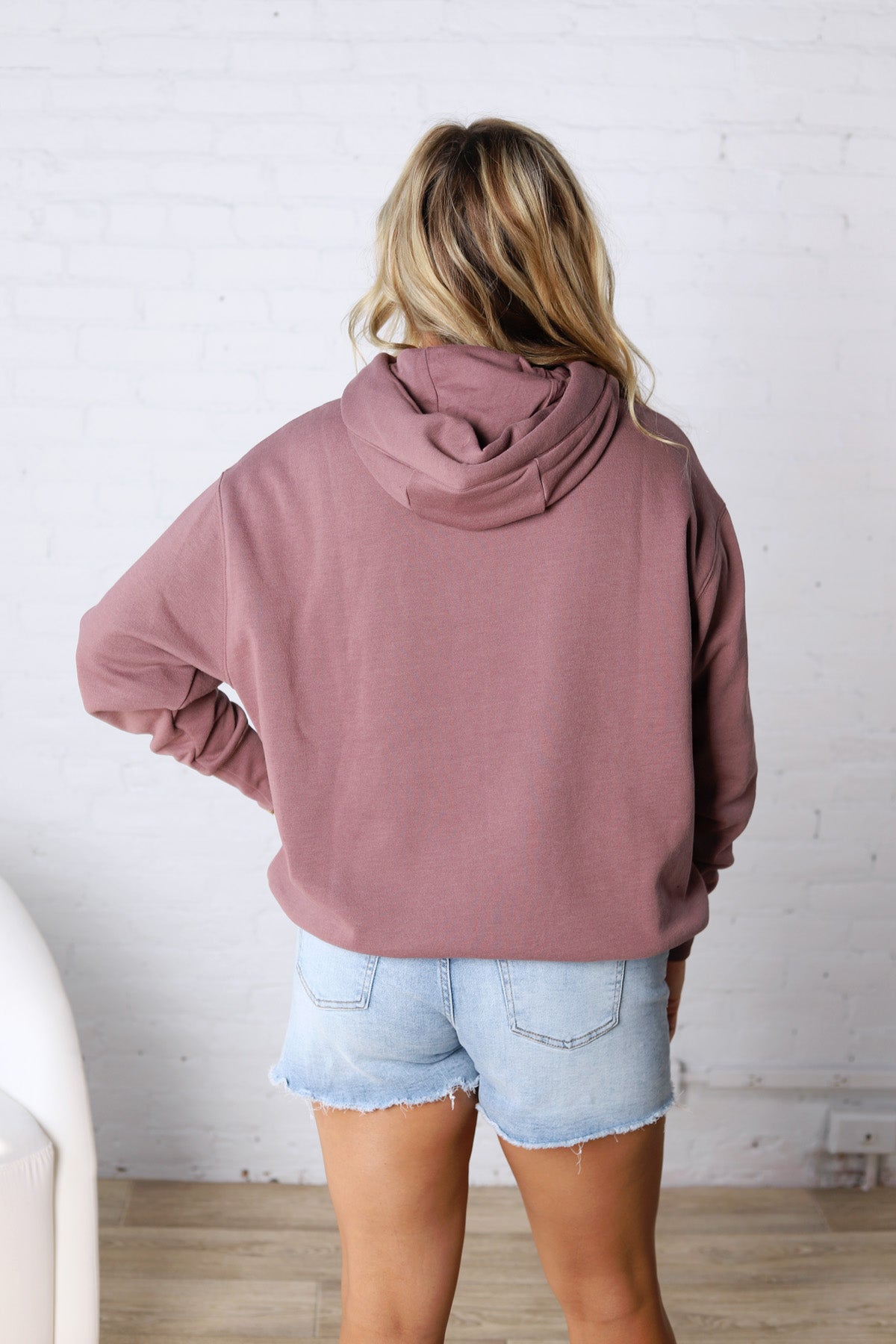 Kassidy Pullover Fleece Hoodie - Rose Taupe