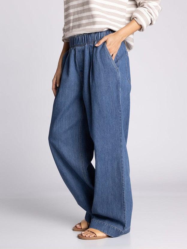 Kelda Pants - Surf Blue Wash FINAL SALE