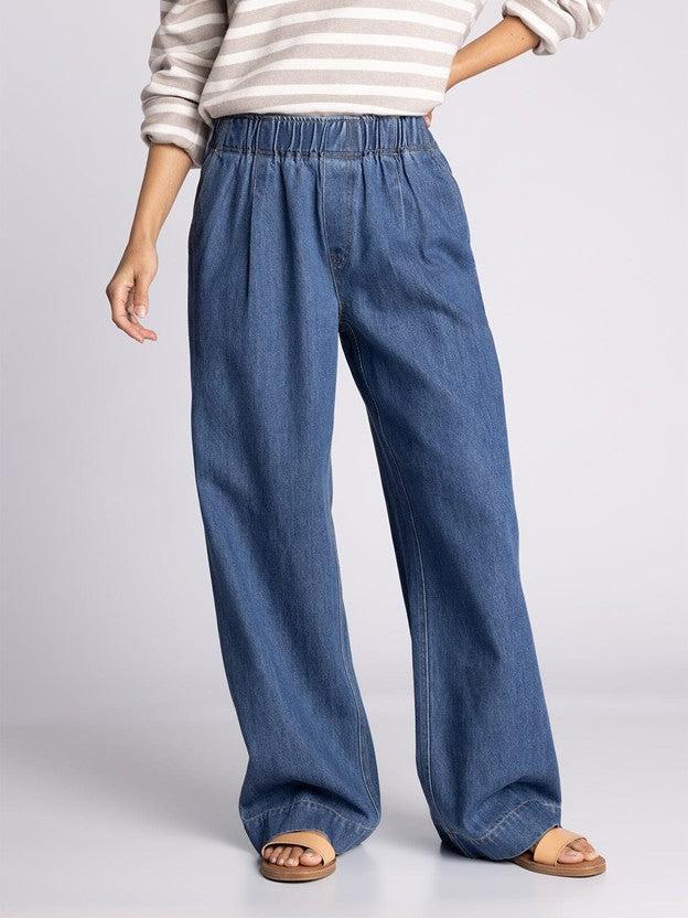 Kelda Pants - Surf Blue Wash FINAL SALE