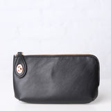 Kendall Crossbody/Wristlet w/ Twist Lock Closure - Black