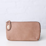 Kendall Crossbody/Wristlet w/ Twist Lock Closure - Rosewood