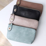 Kendall Crossbody/Wristlet w/ Twist Lock Closure - Teal