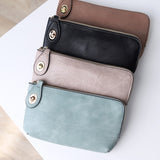 Kendall Crossbody/Wristlet w/ Twist Lock Closure - Teal