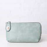 Kendall Crossbody/Wristlet w/ Twist Lock Closure - Teal