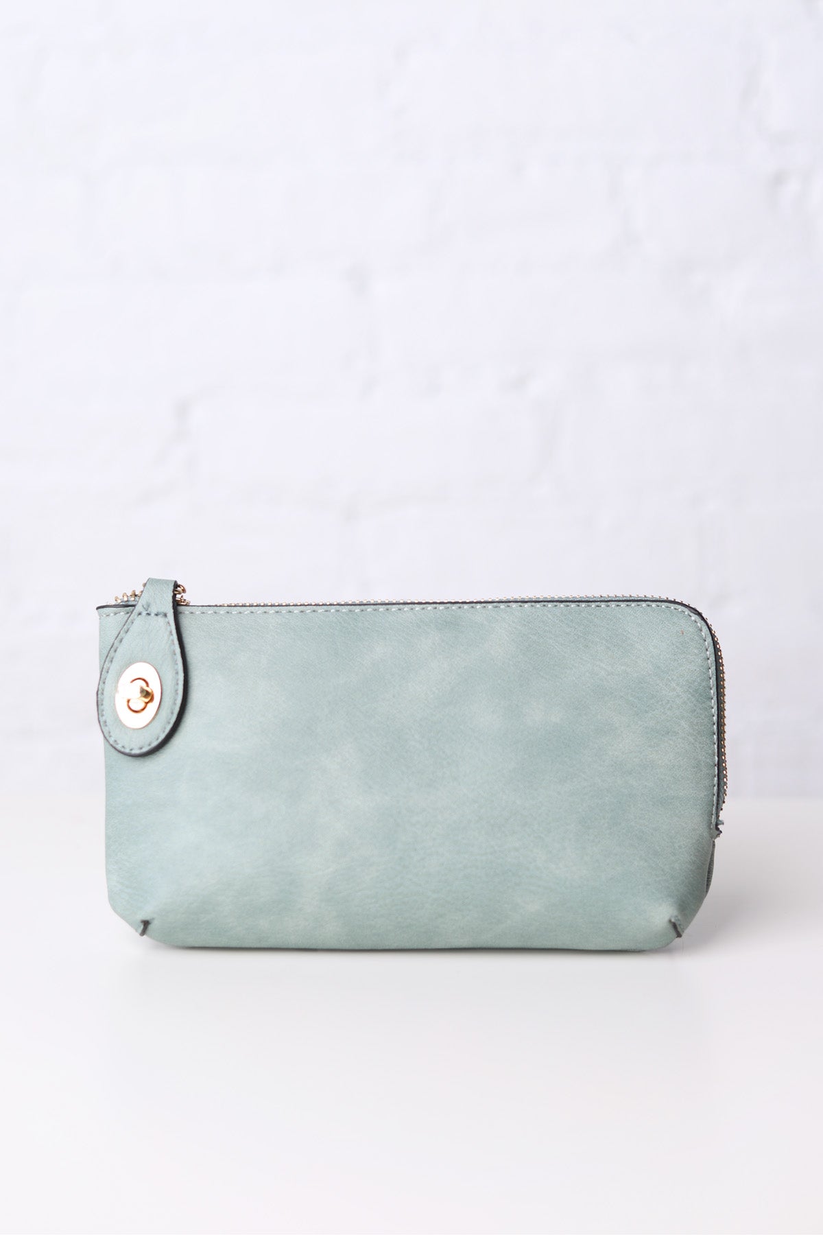 Kendall Crossbody/Wristlet w/ Twist Lock Closure - Teal
