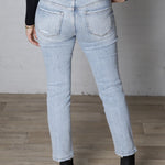 Kodi Mid-Rise Slim Straight Denim