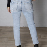 Kodi Mid-Rise Slim Straight Denim