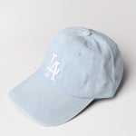 LA Embroidered Baseball Cap - Lt Denim