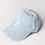 LA Embroidered Baseball Cap - Lt Denim