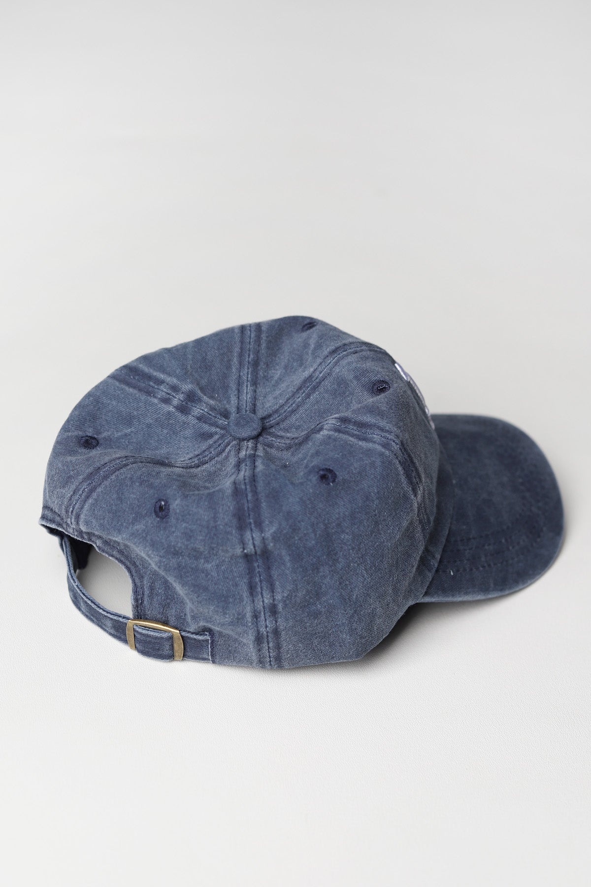 LA Embroidered Baseball Cap - Navy