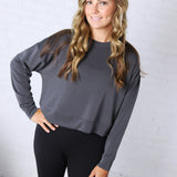 Laguna Dropped Shoulder Sweatshirt - Ash Grey