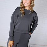 Laguna Dropped Shoulder Sweatshirt - Ash Grey