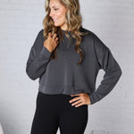 Laguna Dropped Shoulder Sweatshirt - Ash Grey