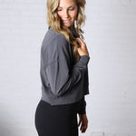 Laguna Dropped Shoulder Sweatshirt - Ash Grey