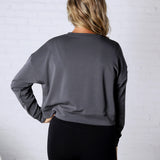 Laguna Dropped Shoulder Sweatshirt - Ash Grey