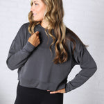 Laguna Dropped Shoulder Sweatshirt - Ash Grey