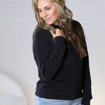 Laguna Pullover Hoodie - Black