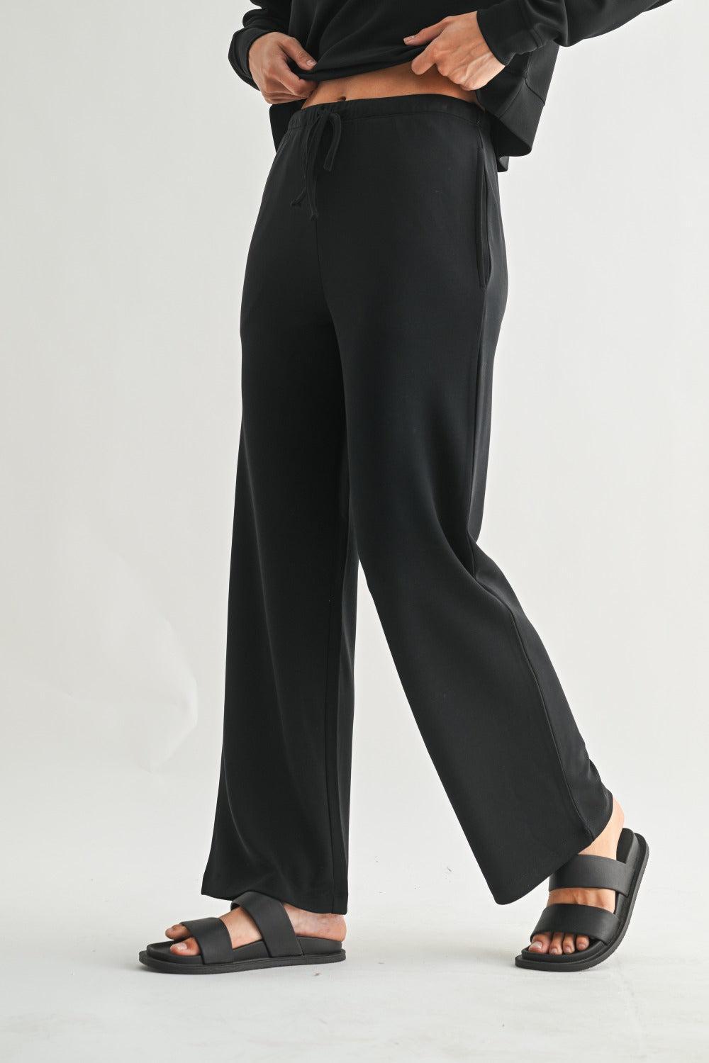 Laguna Wide Leg Pants - Black
