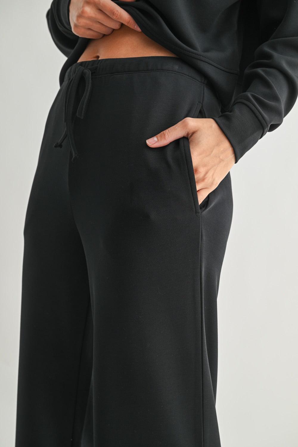 Laguna Wide Leg Pants - Black