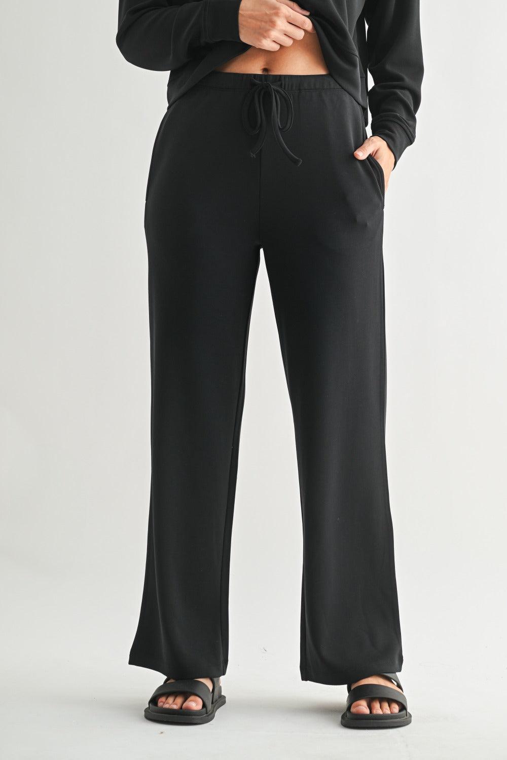 Laguna Wide Leg Pants - Black