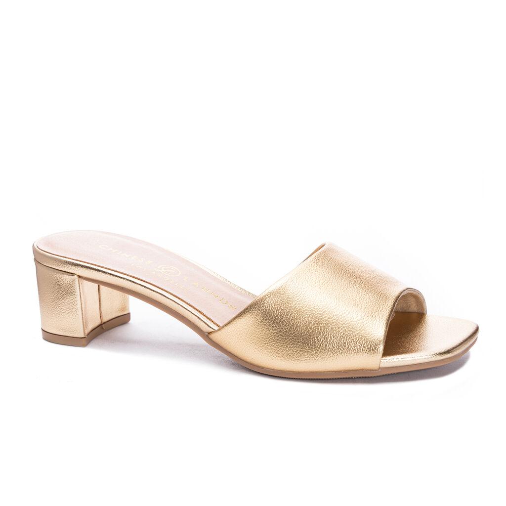 Lana Gold Slide Sandal by Chinese Laundry - Final Sale