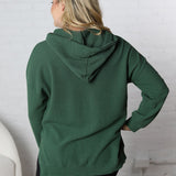 Laureen Cloudy Knit Hoodie - Green